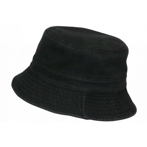 Chapeau bob noir coton - noir,