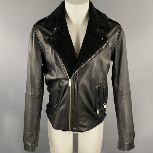 Iro veste moto cuir noir - veste,