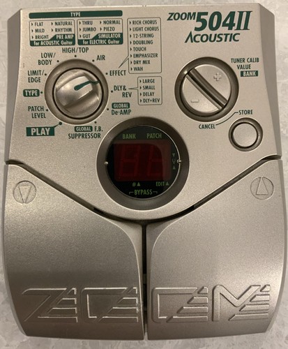 Zoom 504ii acoustic guitar - zoom,
