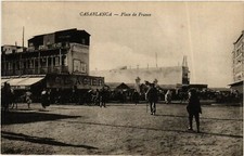 CPA AK MAROC CASABLANCA - Place de France (796315)