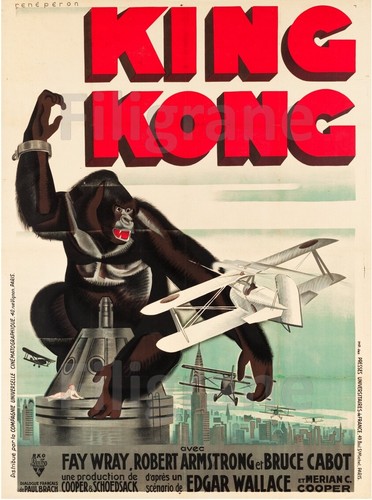 King kong film rzfi poster - -,