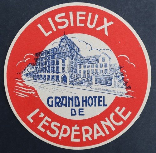 Ancienne étiquette hotel - ancienne,