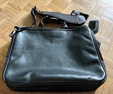 Sacoche ordinateur Prologic 44 X 32 cm. Un côté cuir. 10 rangements en tout