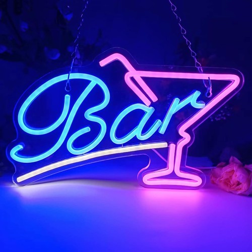 Enseigne lumineuse cocktail - lumineuse,