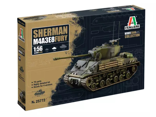 Italeri m4a3e8 sherman - m4a3e8,
