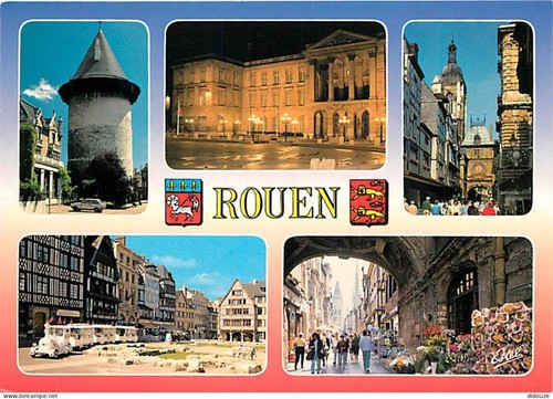 Carte postale rouen - postale,