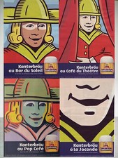 Lot de 4 anciennes publicités
