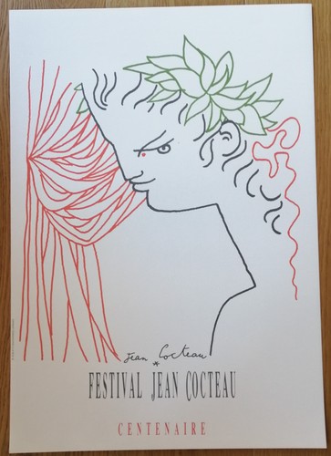 Festival jean cocteau affiche - festival,