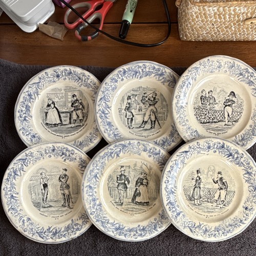 Assiettes parlantes - assiettes, en
