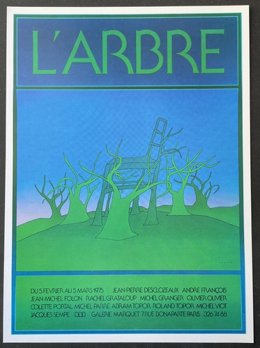 Arbre exposition 1975 par - l'arbre,