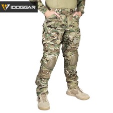 IDOGEAR Pantalon W / Genouillères Chasse de combat Pantalon militaire Équipement