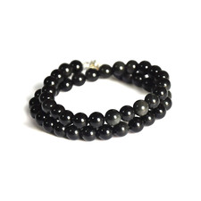 Onyx Noir Collier, Onyx Pierre