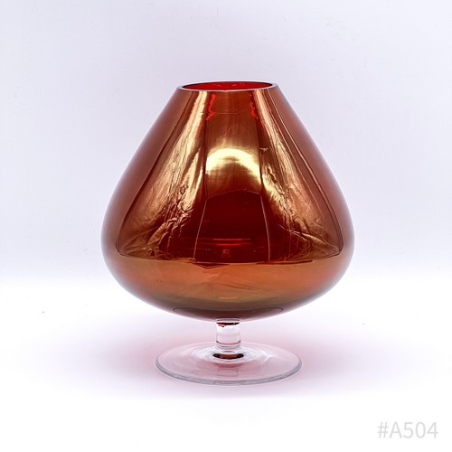Vase boule mid century en - vase,