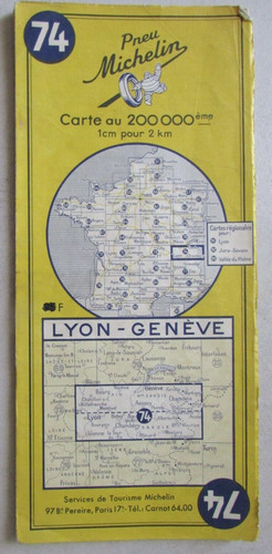 Carte routière michelin - routière,