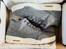 Nike Air Jordan 3 Retro Wool Dark Grey GS Taille 7Y Us 40 Uk 6 SKU 861427 004