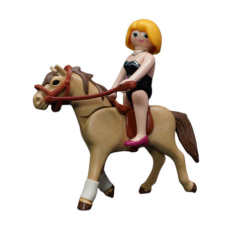 Playmobil cavalière avec