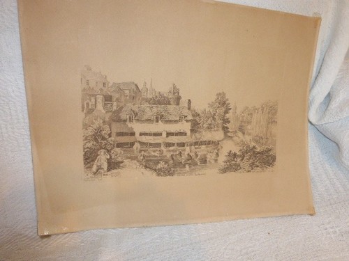 Ancienne litho signee - signee, benoist