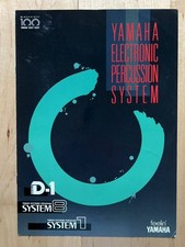 Catalogue Yamaha catalogue batterie électronique juin 1987 du Japon bon état