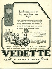 Publicité ancienne carillon