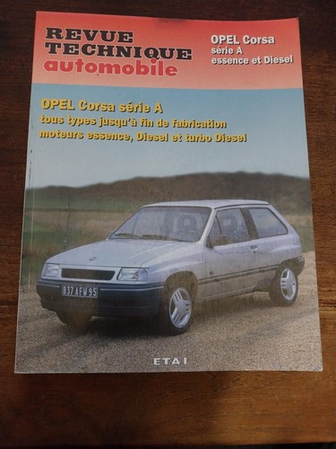 Revue technique opel corsa - opel, a