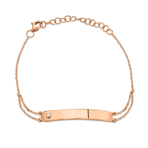 14k rose diamant - rose,