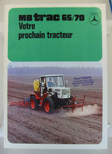prospectus brochure MB TRAC 65/70 tracteur prospekt traktor tractor case IH same