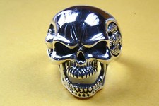 Bague avec Crânes Style Biker