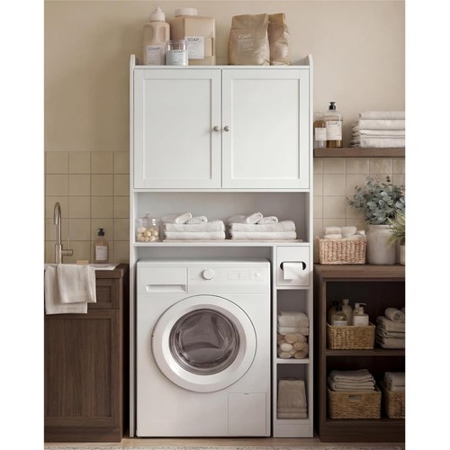 Meuble blanc vasagle - meuble, wc