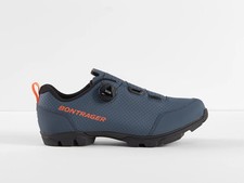Chaussure De Vélo Vtt BONTRAGER Evoke Cuirassé Bleu / Radioactifs Orange