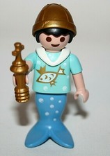 PLAYMOBIL 5002 4814 5028 5883 ENFANT GARCON SIRENE SCEPTRE CASQUE MER OCEAN