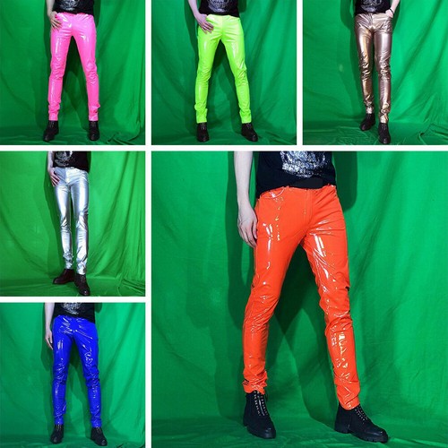 Pantalon slim simili cuir - pantalon,
