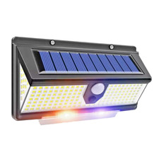Lampe Solaire Extérieur 190 LED Détecteur de Mouvement Lumière Éclairage Jardin