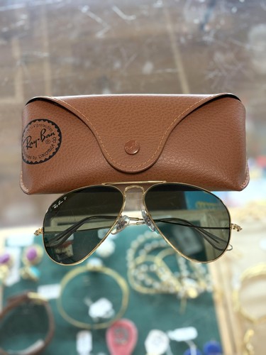Rayban aviator poli - rayban, doré