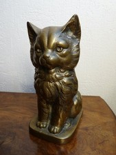 Superbe sculpture d'un chat en