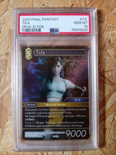 Carte final fantasy tcg psa - carte, 10