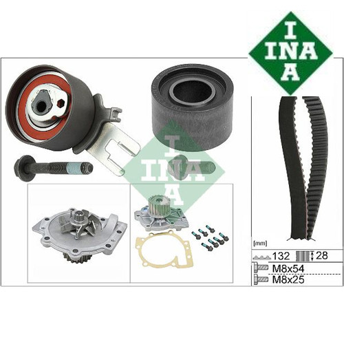 Water pump timing belt kit - pump,