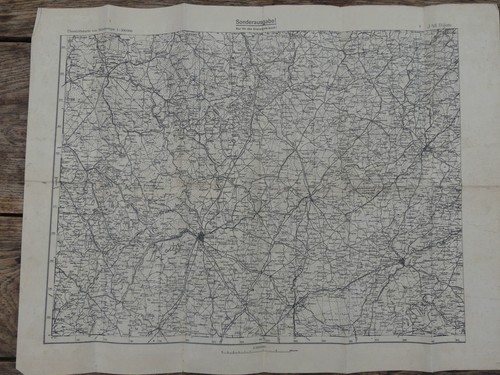 Ancienne carte etat major - carte, d'etat