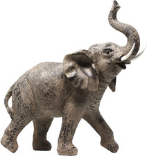 Large 13" African Elephant Statue Gifts for Women, Big Elephant Decor Scuplture