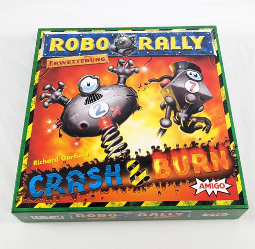 Robo rally board game crash - game, &