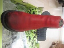 bottines fly london  rouges femme en cuir P37=38