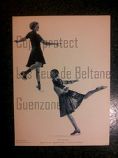 PATINAGE ARTISTIQUE MLLE DE LIGNE CHAMPIONNE BELGE photo héliogravure 1930 
