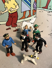 Hergé  6 FIGURINES BULLY PIB