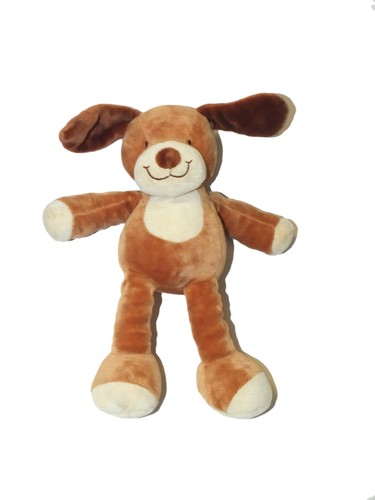 Doudou lapin chien marron - lapin,