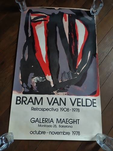 Bram van velde affiche - velde,