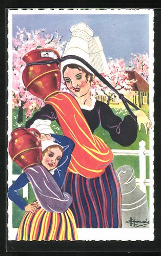 Carte postale artiste - carte,