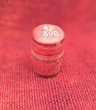 Porte Louis D'or, XIXème En Cuir Et Laiton, 25 x 20 Francs N°1