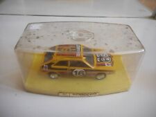 VW Volkswagen Scirocco Rallye en jaune au 1:43 en boîte de visée