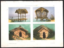 1860 Belle lithographie