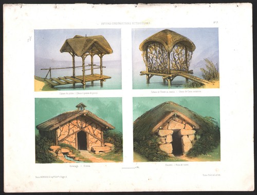 1860 belle lithographie - belle,