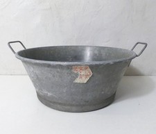 Ancienne bassine galvanisée - ancienne,